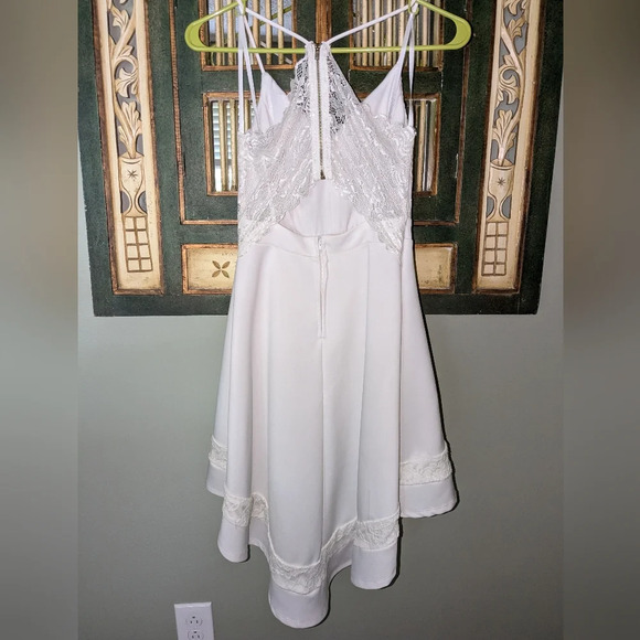 Camille La Vie white high-low dress Juniors size 3 - Picture 4 of 6